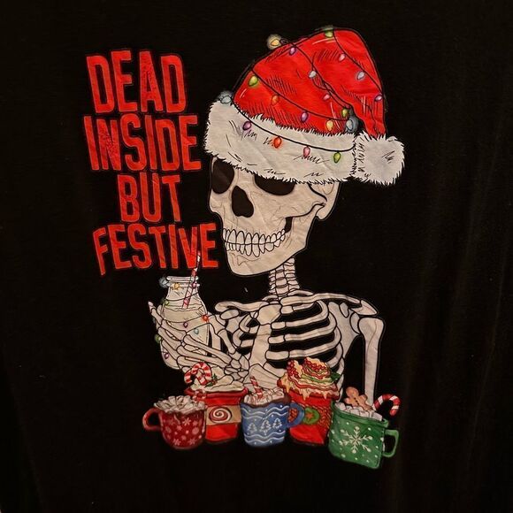 Sarcastic Sugar Skeleton Holiday shirt - Picture 3 of 7